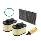 Air and Oil Filter Kit with Cap for 2014-2020 Maserati Ghibli Levante Quattroporte 3.0L - image 1