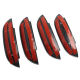 Carbon Fiber Pattern Door Handle Bowl Cover Trim for Dodge Challenger 15-23 – product image 2