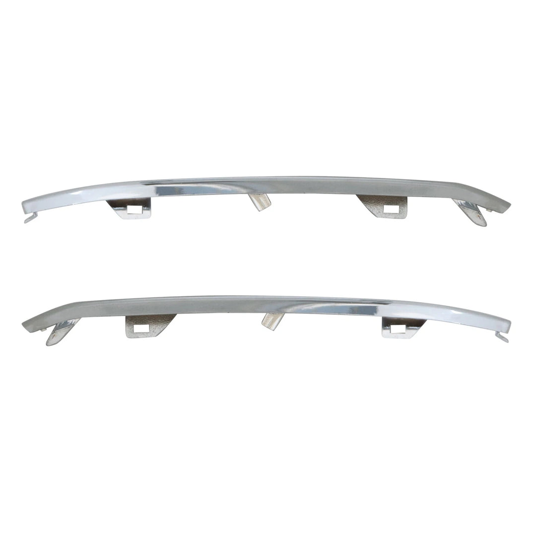 Front Bumper Chrome Trim Pair for 2015-2020 Chevrolet Tahoe Suburban 22936485