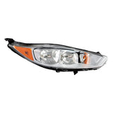 Halogen Headlight Pair with Bulbs for 2014-2019 Ford Fiesta D2BZ13008C