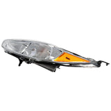 Halogen Headlight Pair with Bulbs for 2014-2019 Ford Fiesta D2BZ13008C