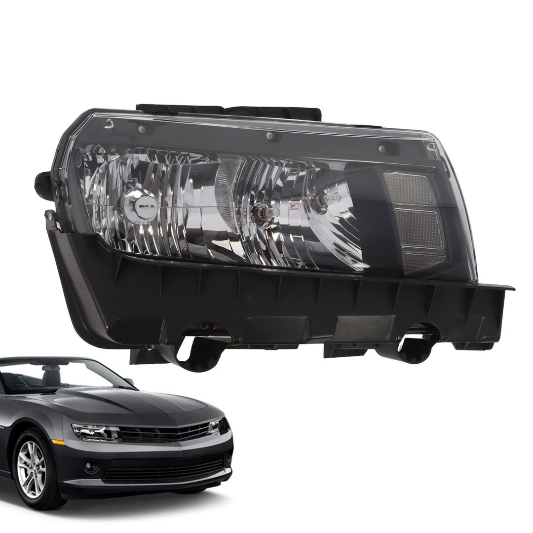 Right Halogen Headlight with Bulb for 2014-2015 Chevrolet Camaro - product view 1