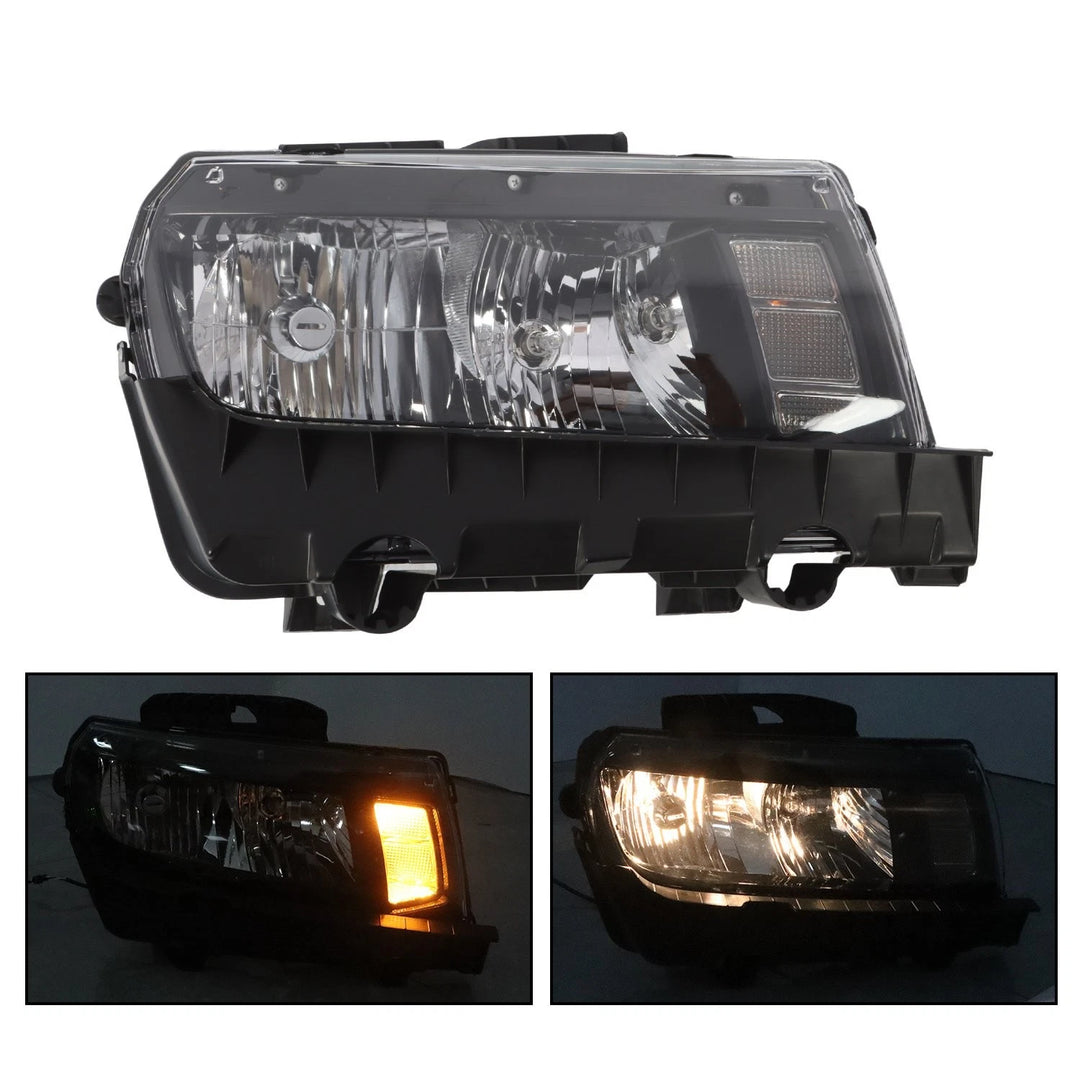 Right Halogen Headlight with Bulb for 2014-2015 Chevrolet Camaro - product view 3