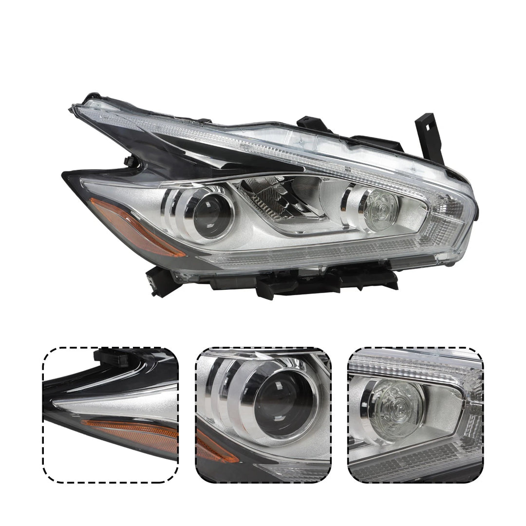 LED Headlight Pair for 2015-2018 Nissan Murano - product view 2