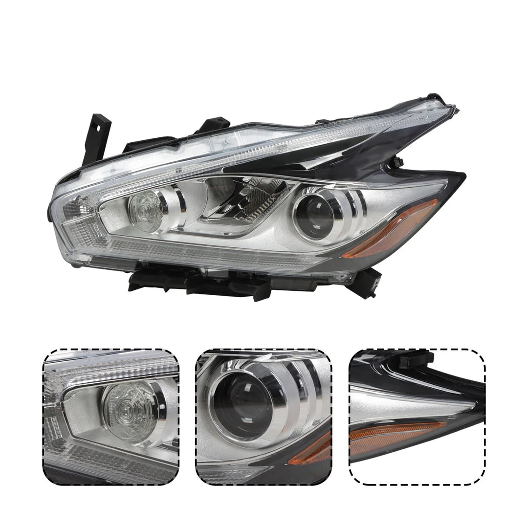 LED Headlight Pair for 2015-2018 Nissan Murano - product view 3