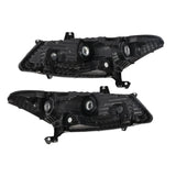 Halogen Projector Headlight Pair for 2008-2012 Honda Accord Coupe HO2502135 HO2503135 - view 6