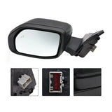 Left Heated Power Mirror with Blind Spot for 2021-2024 Ford Bronco Sport - product view 2