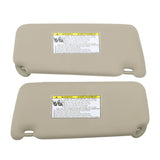 Tan Sun Visor Pair for 2007-2011 Toyota Camry