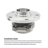 Pair Front Wheel Hub Bearing Assembly for 2005-2017 Volkswagen Jetta - product view 2