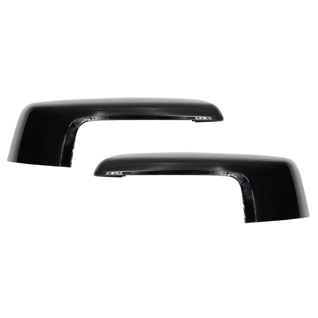 Gloss Black Mirror Cap Pair for 2019-2024 Chevrolet Silverado 1500 - view 4