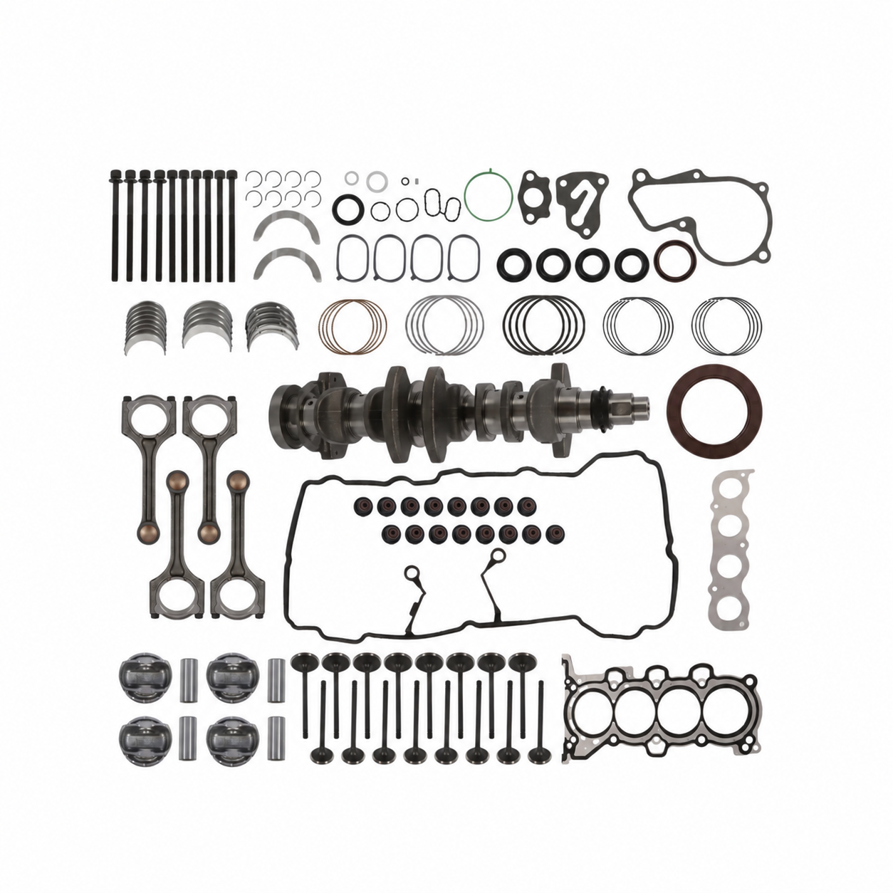 Engine Rebuild Kit with Crankshaft for 2017-2023 Hyundai Kia G4NC 2.0L ...