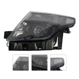Projector Headlight Pair for 2011-2015 Ford Explorer Black - view 2