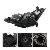 Halogen Headlight Pair for 2013-2015 Nissan Altima Sedan Black - view 4