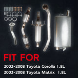 Catalytic Converter Exhaust Pipe Muffler Set for Corolla Matrix 1.8L 2003-2008 – product image 9