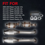 Catalytic Converter Set for Nissan Frontier Pathfinder Xterra 4.0L 2005-2018 EPA – product image 4