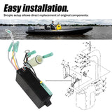 CDI Unit Assy for Yamaha 40-50 Hp 3 Cyl Ignition Pack 84-88- 117-6H4-21 6H4-85540-21-00 – product image 2