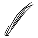 Chrome Delete Blackout Vinyl Overlay Window Trim for Toyota 2018-2023 Camry – product image