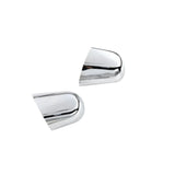 Chrome Door Mirror Base Trim Covers for 2018-2025 Jeep Gladiator JT and Wrangler JL
