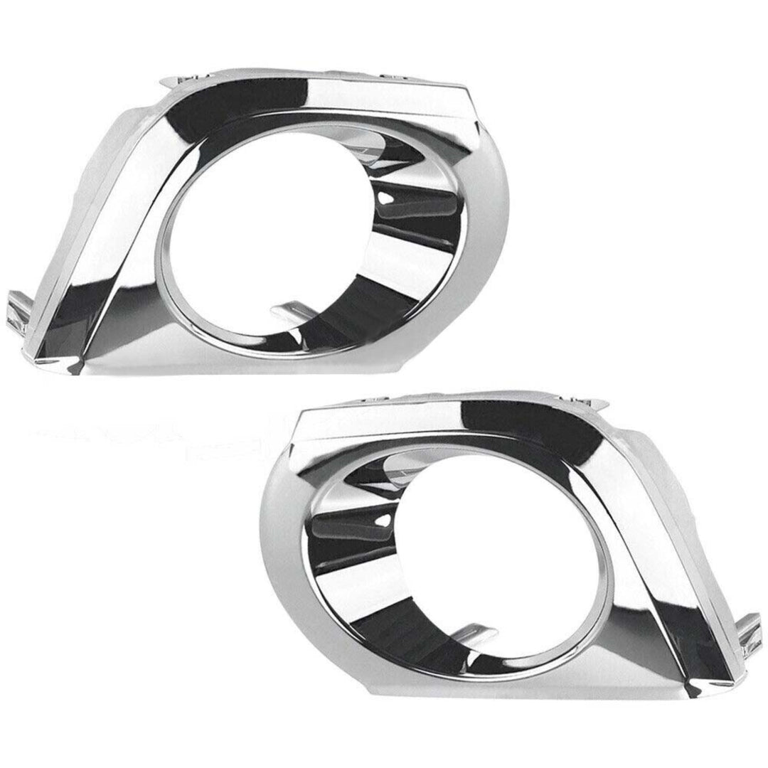 Chrome Fog Light Bezel Pair for 2010-2013 Toyota 4Runner