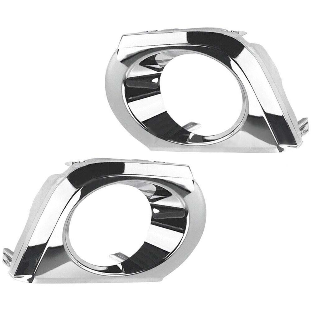 Chrome Fog Light Bezel Pair for 2010-2013 Toyota 4Runner