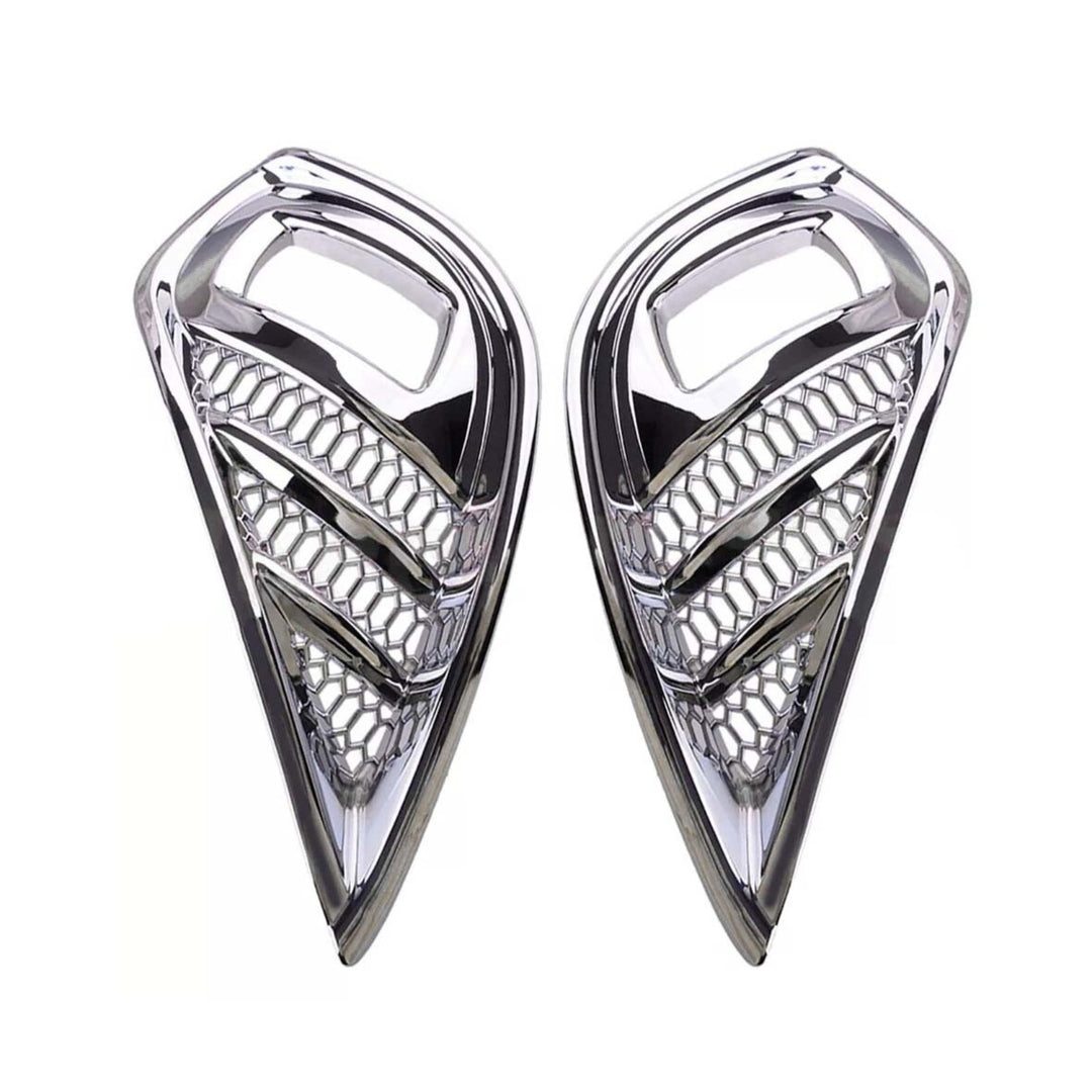 Chrome Front Fog Light Bezel Trim Pair for 2020-2022 Toyota Highlander