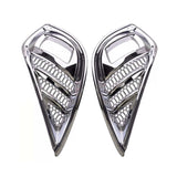 Chrome Front Fog Light Bezel Trim Pair for 2020-2022 Toyota Highlander
