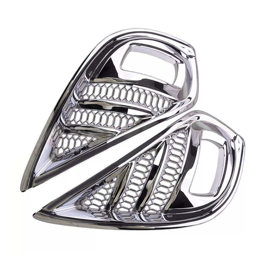 Chrome Front Fog Light Bezel Trim Pair for 2020-2022 Toyota Highlander