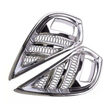 Chrome Front Fog Light Bezel Trim Pair for 2020-2022 Toyota Highlander