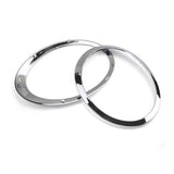 Chrome Headlight Trim Ring Pair for 2014-2019 MINI Cooper S F55 F56 F57