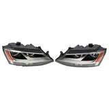 Chrome Headlights for 2011-2018 Volkswagen Jetta Front Headlamp Replacement Pair 5C7941005 5C7941006 5C7941006J – product image 4