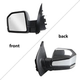Chrome Left View Mirror Assembly BSD Camera Puddle Lamp For Ford F150 2015-2020 FL3Z17683PC – product image 2