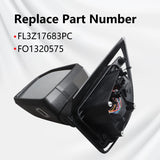 Chrome Left View Mirror Assembly BSD Camera Puddle Lamp For Ford F150 2015-2020 FL3Z17683PC – product image 10