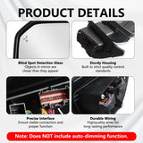 Chrome Left View Mirror Assembly BSD Camera Puddle Lamp For Ford F150 2015-2020 FL3Z17683PC – product image 13
