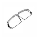 Chrome Mirror Rain Guard Trim Pair for 2017-2025 Jeep Compass
