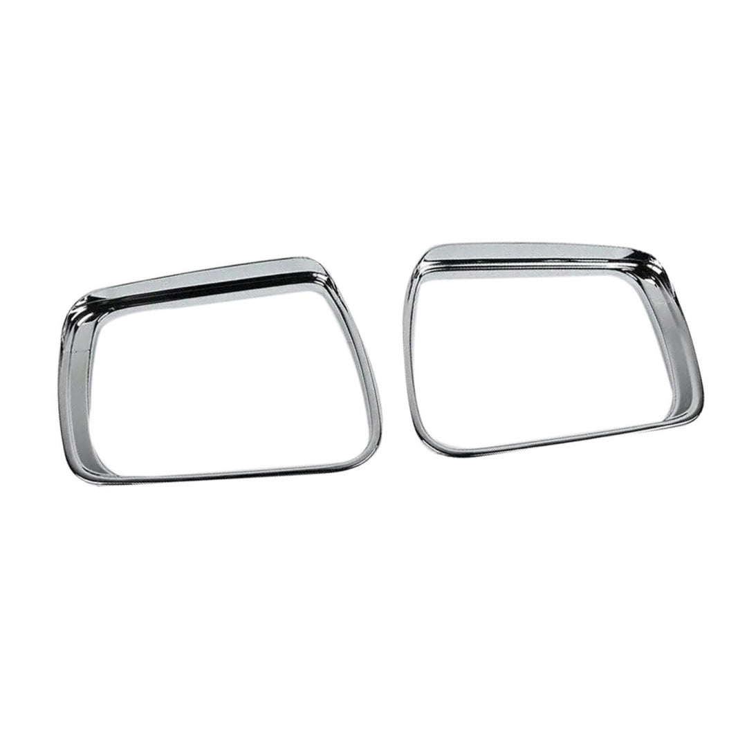 Chrome Mirror Rain Guard Trim Pair for 2019-2022 Ram 1500