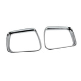 Chrome Mirror Rain Guard Trim Pair for 2019-2022 Ram 1500