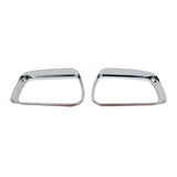 Chrome Mirror Rain Guard Trim Pair for 2019-2022 Ram 1500