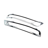 Chrome Rear Bumper Molding Set of 4 for 2022-2024 Mitsubishi Outlander