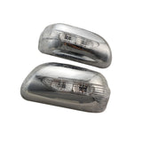 Chrome Side Mirror Cover Pair with LED Signal for 2009-2013 Toyota Corolla