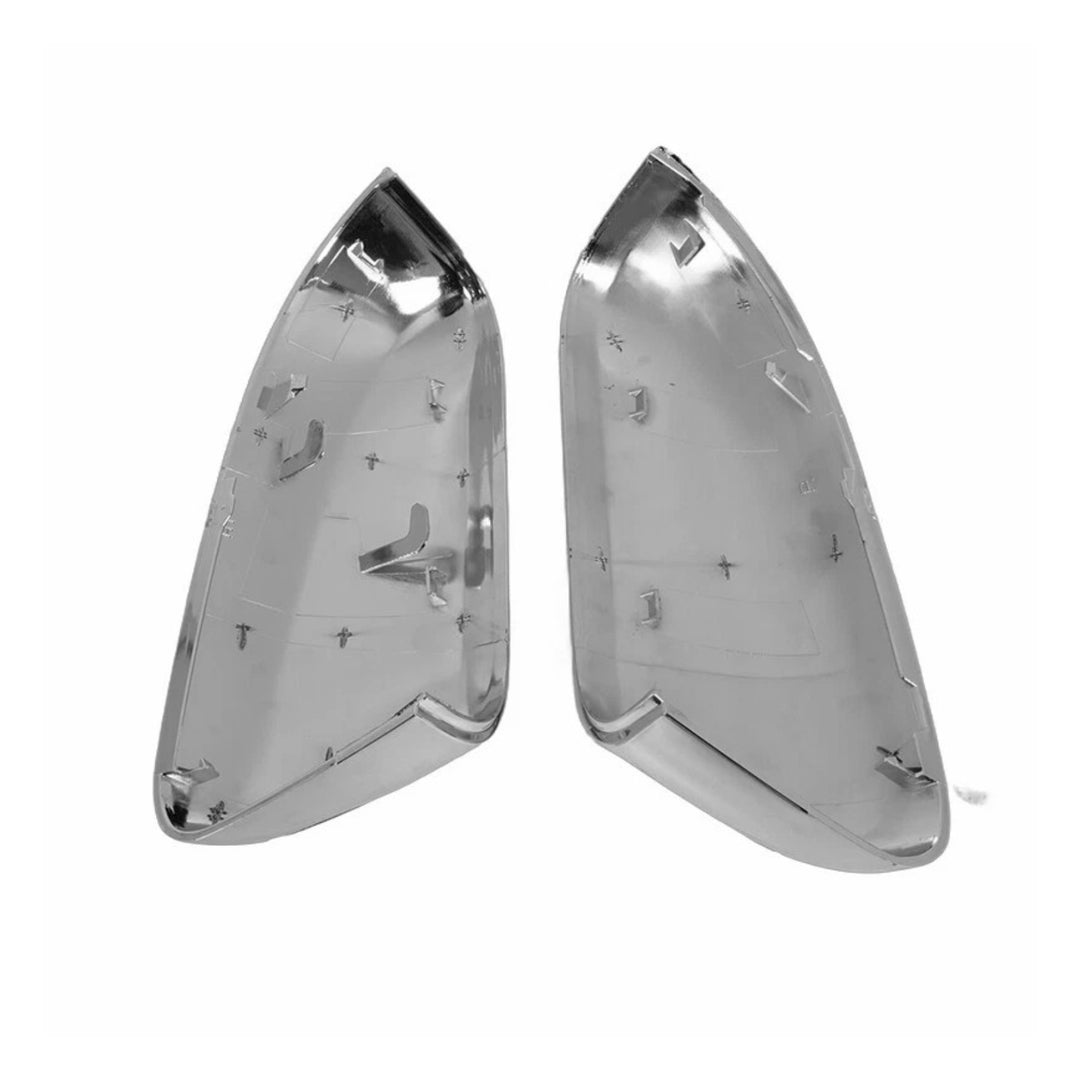 Chrome Upper Mirror Cover Pair for 2016-2019 Ford Explorer
