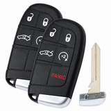 Two Chrysler 300 M3N-40821302 proximity remotes and emergency insert