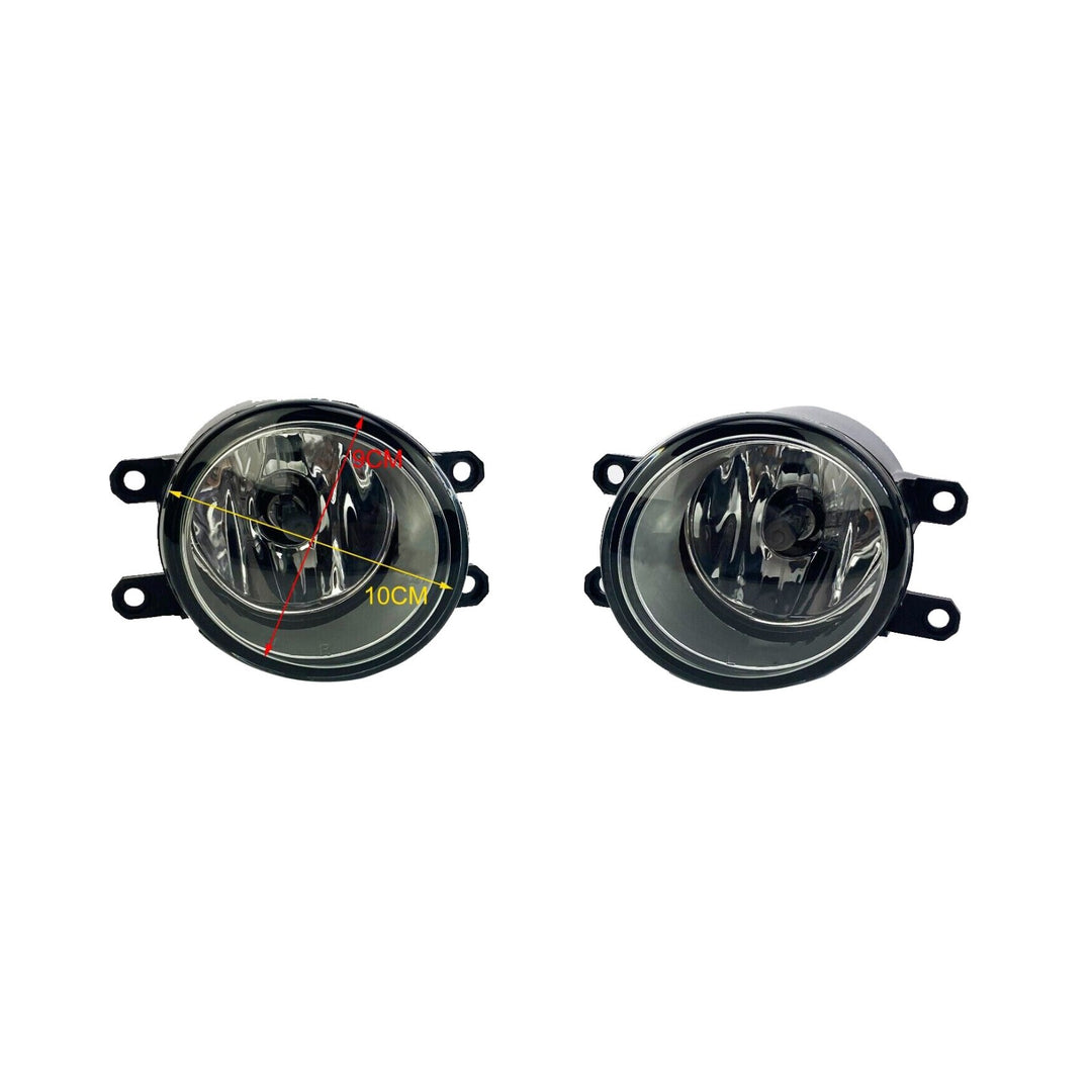 Clear Front Fog Light Pair for 2012-2015 Toyota Prius V