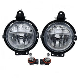 Clear Front Fog Lights Pair for 2007-2015 Mini Cooper R55 R56 R57 R58