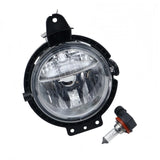 Clear Front Fog Lights Pair for 2007-2015 Mini Cooper R55 R56 R57 R58