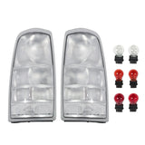 Clear Rear Tail Light Set For 1999-2007 Chevy Silverado GMC Sierra Pickup Truck – product image