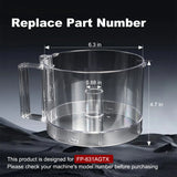 Clear Work Bowl 7-Cup Food Processor for Cuisinart DLC-10 FP-631AGTX1 – product image 4
