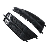 Front Fog Light Grille Set for 2016-2018 Audi A6 S6 S-Line Black