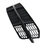 Front Fog Light Grille Set for 2016-2018 Audi A6 S6 S-Line Black