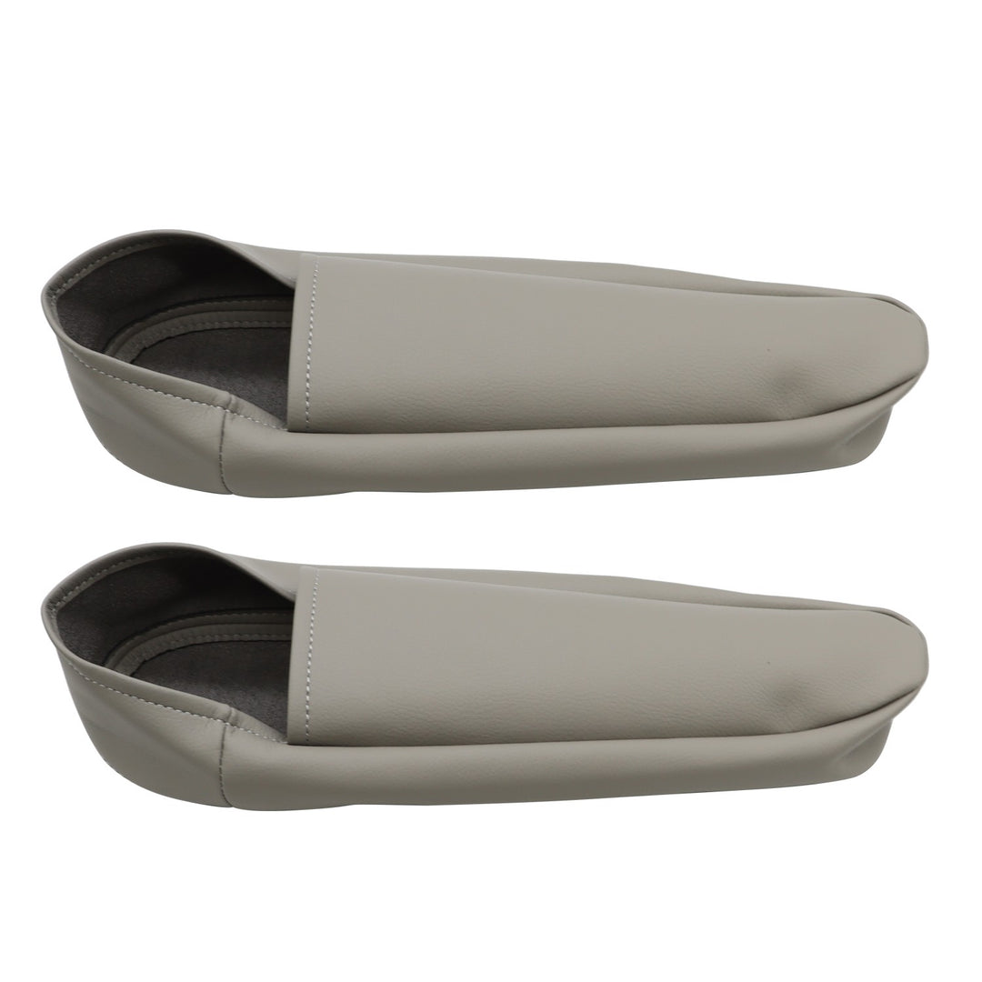 Seat Armrest Cover Set for 2001-2007 Toyota Sequoia Gray Leather