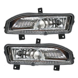 Fog Light Pair for 2022-2024 Nissan Frontier Clear Lens